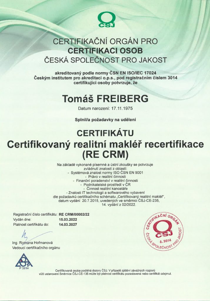 CSQ certifikát ISO